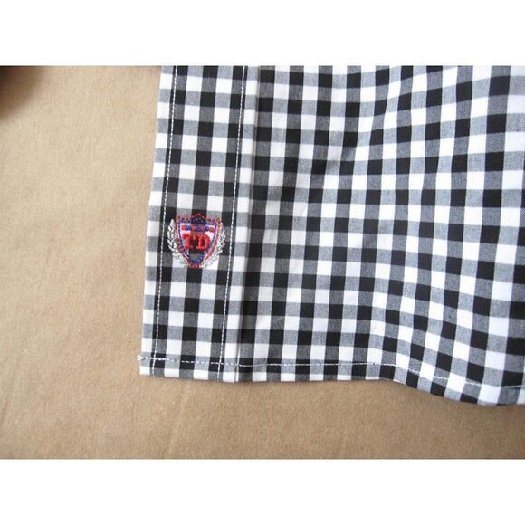 New W/ Tag Thomas Dean TD Collegiate OSU Button Up Plaid Long Sleeve Shirt Sz M - Picture 11 of 12